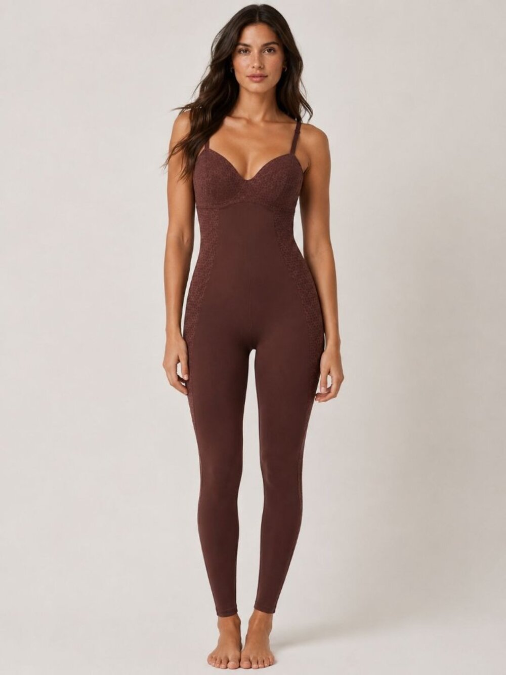 Victoria's Secret VSX Elevate Logo Mesh Jumpsuit Burgundy XL